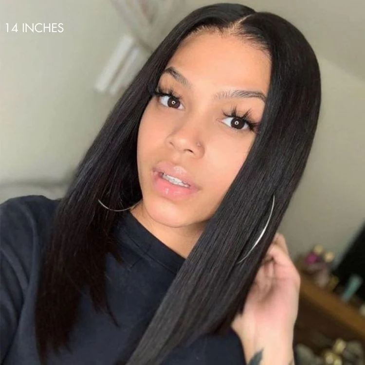 PreMax Wigs - 180% Density Body Wave / Straight Glueless 13x4 Frontal Lace Long Wig Pre-Cut Lace - Image 10