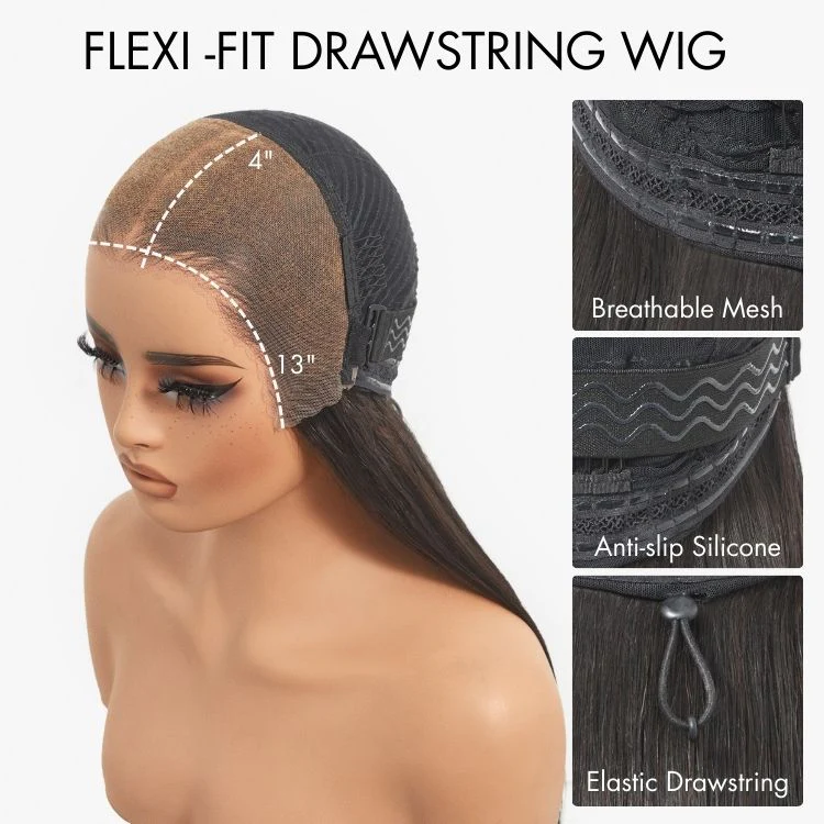 PreMax Wigs - 180% Density Body Wave / Straight Glueless 13x4 Frontal Lace Long Wig Pre-Cut Lace - Image 15