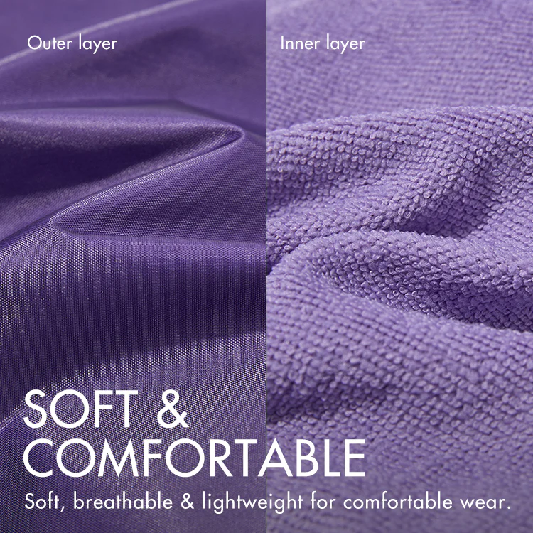 1pc Dual-Layer Shower Cap, Perfect for All Hair Lengths, Breathable & Comfortable - Image 5