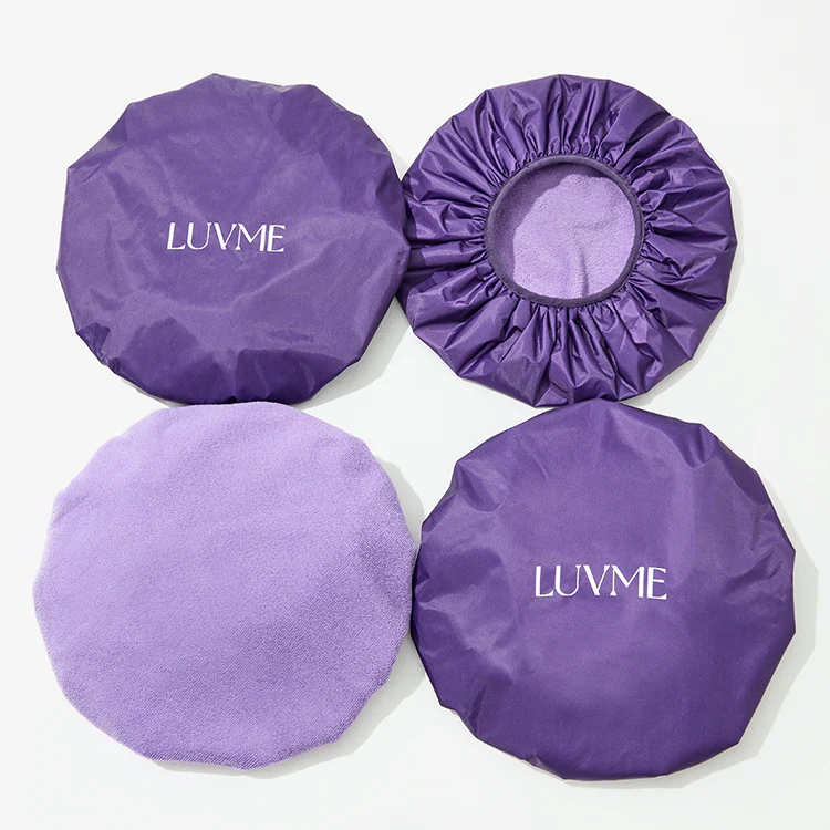 1pc Dual-Layer Shower Cap, Perfect for All Hair Lengths, Breathable & Comfortable - Image 9