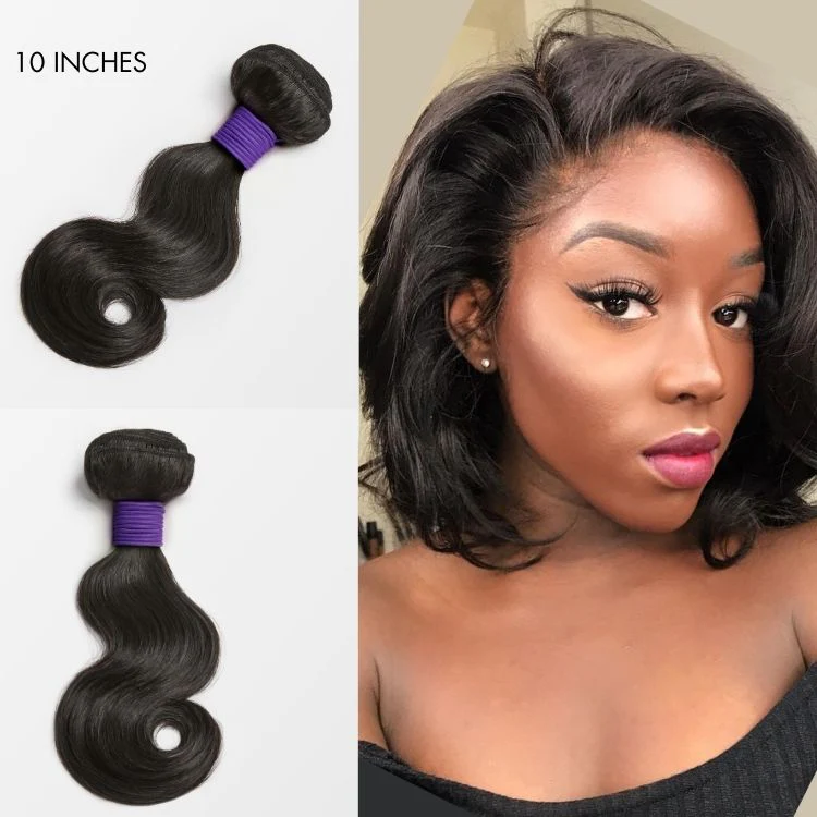 Upgraded Brazilian Hair | 1pc Straight / Body Wave 100% Virgin Brazilian Human Hair Bundle - Image 3