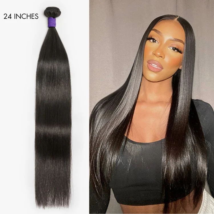 Upgraded Brazilian Hair | 1pc Straight / Body Wave 100% Virgin Brazilian Human Hair Bundle - Image 6