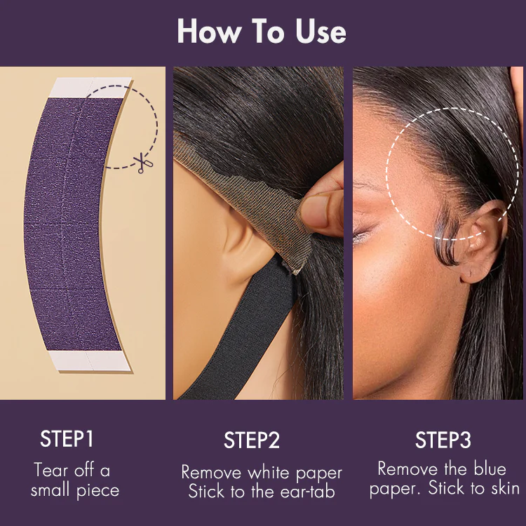 36pcs Double-Sided Lace Tape Upgrade 2.0 Ultra Hold for Lace Wigs - Image 6