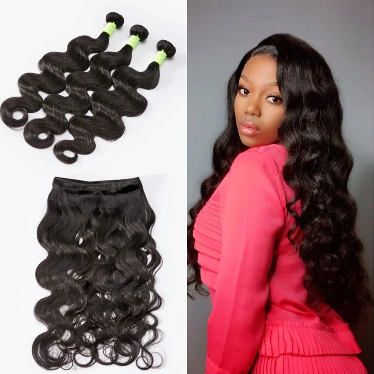 3pcs Body Wave / Water Wave / Deep Wave / Yaki Straight / Silky Straight 100% Virgin Human Hair Bundles - Image 2