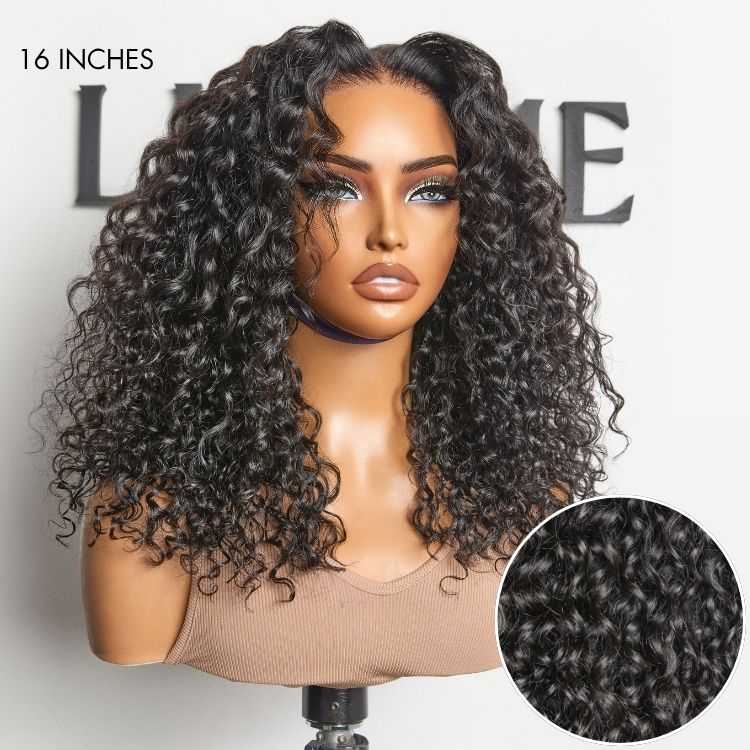 AiryFit™ Scalp Care Wigs | Effortless Water Wave Snugfit Glueless 5x5 Closure Pre-Cut Lace Curly Wig - Image 10