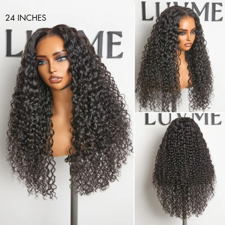 AiryFit™ Scalp Care Wigs | Effortless Water Wave Snugfit Glueless 5x5 Closure Pre-Cut Lace Curly Wig - Image 11