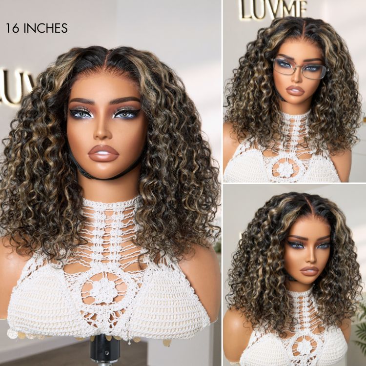 AiryFit™ Scalp Care Wigs | Effortless Water Wave Snugfit Glueless 5x5 Closure Pre-Cut Lace Curly Wig - Image 4
