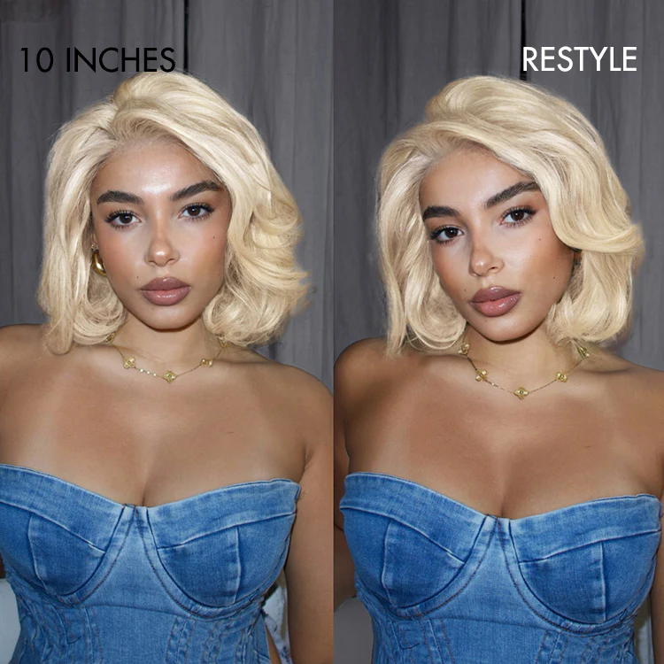 PreMax Wigs | Blonde 613 Silky Straight Glueless 5x5 Closure HD Lace Wig Pre-Cut Lace - Image 4