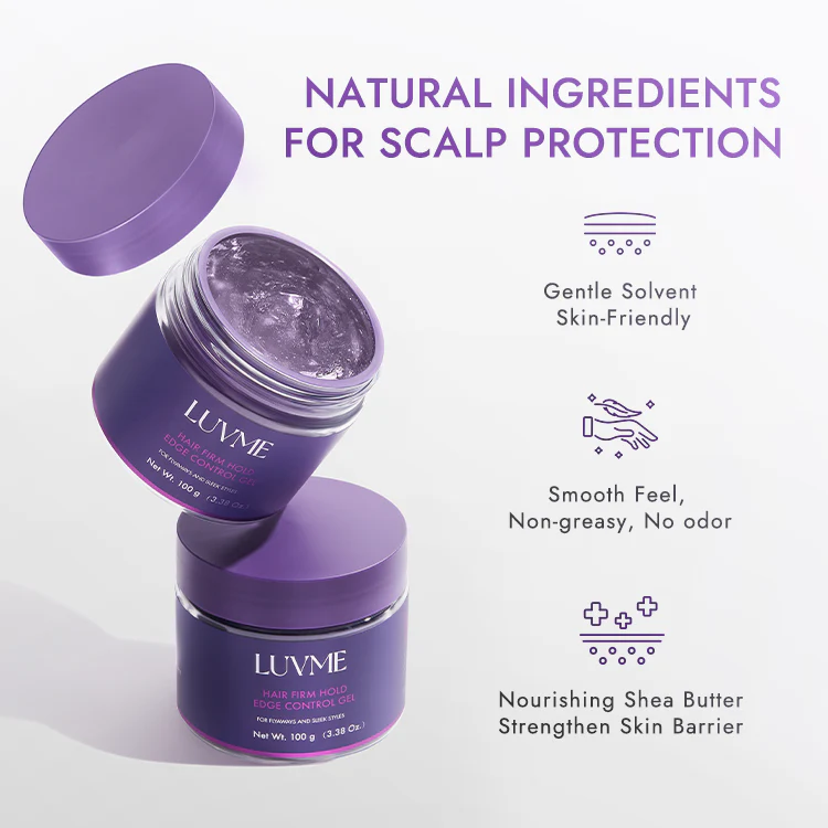 US Only | 1pc Edge Control Gel, 24h Long-Lasting Hold, for Flyaways and Sleek Styles - Image 5