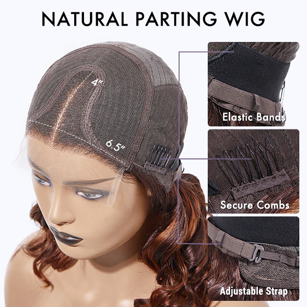 Exclusive Sale | 1 SEC INSTALL WIG | Elegant Boss Vibe Short Pixie Cut Natural Black / Ombre Brown Glueless Minimalist HD Lace Wig Pre Cut Lace - Image 11