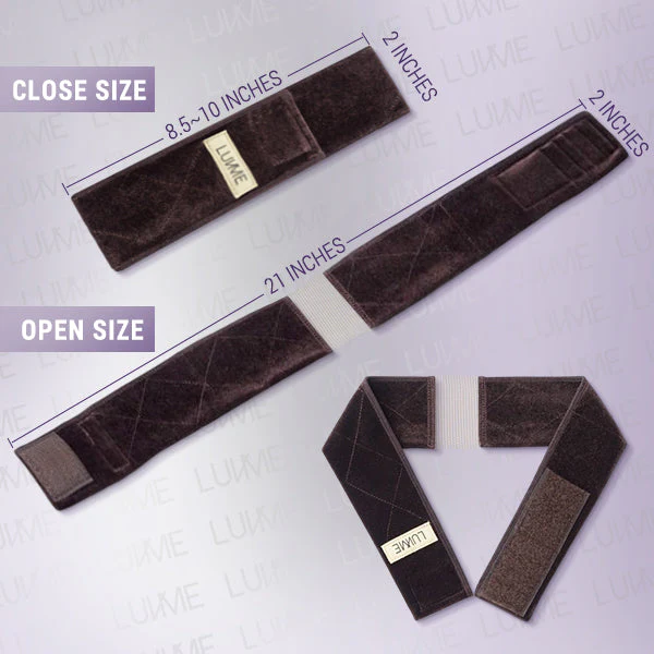 1pc Adjustable Velcro Lace Wig Grip Band, Velvet Comfort Headband - Image 3