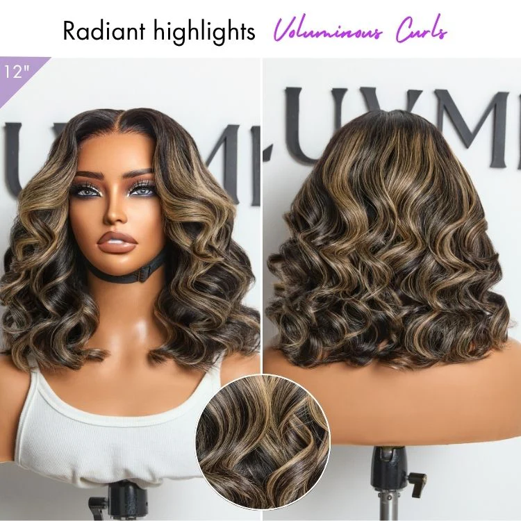 Luvme All-Day Comfort™ Wig Blonde Highlight Loose Wave Glueless Minimalist HD Lace T Part Wig Pre-Cut Lace - Image 3