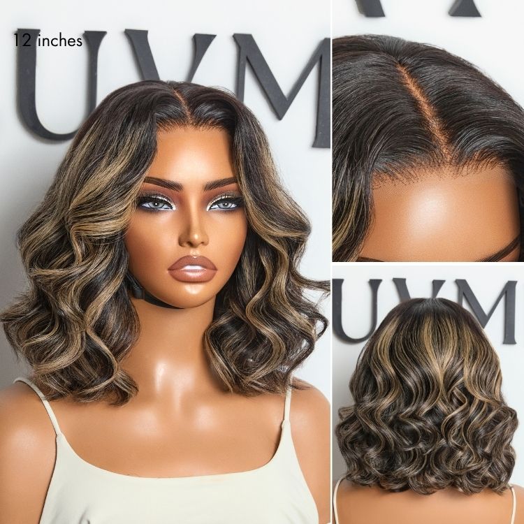 Luvme All-Day Comfort™ Wig Blonde Highlight Loose Wave Glueless Minimalist HD Lace T Part Wig Pre-Cut Lace - Image 5