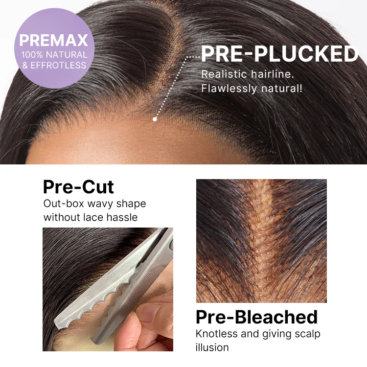 Luvme All-Day Comfort™ Wig 180% Density Sun-Kissed Blonde Ombre Highlight Loose Body Wave Glueless 7x6 Closure HD Lace Wig Pre-Cut Lace - Image 7