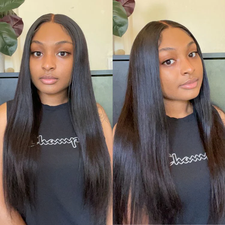 Upgraded Brazilian Hair | 3 Bundles with 5x5 HD Lace Closure Virgin Hair (Straight / Body Wave) - Image 8