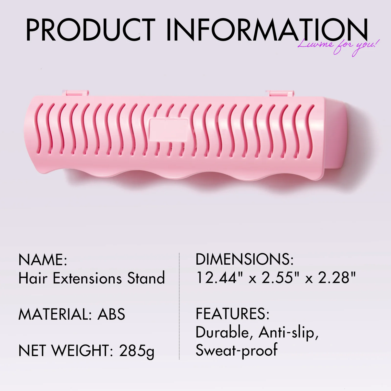 US Only | 1pc Hair Extension Holder, Storage for Clip-in, Tape-in, Bundles & Weft - Image 6