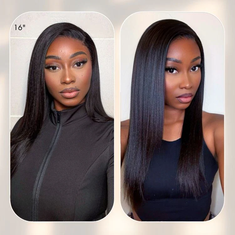 Luvme Too Easy Texture™ Yaki Straight 100% Virgin Human Hair Bundles 1pc / 3pcs - US Only - Image 5