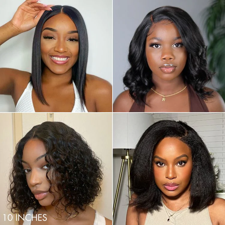 New Customers Only | Body Wave / Straight / Kinky / Deep Wave Human Hair U Part Wig - Image 14