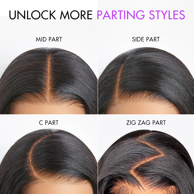 New Customers Only | Wet and Wavy 5x5 Closure Pre-Cut Lace Water Wave Wig Glueless Side Part Human Hair Wig - Image 11