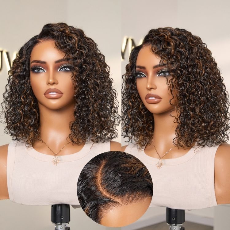 New Customers Only | Wet and Wavy 5x5 Closure Pre-Cut Lace Water Wave Wig Glueless Side Part Human Hair Wig - Image 16