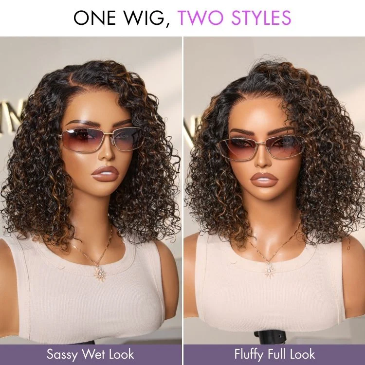 New Customers Only | Wet and Wavy 5x5 Closure Pre-Cut Lace Water Wave Wig Glueless Side Part Human Hair Wig - Image 18