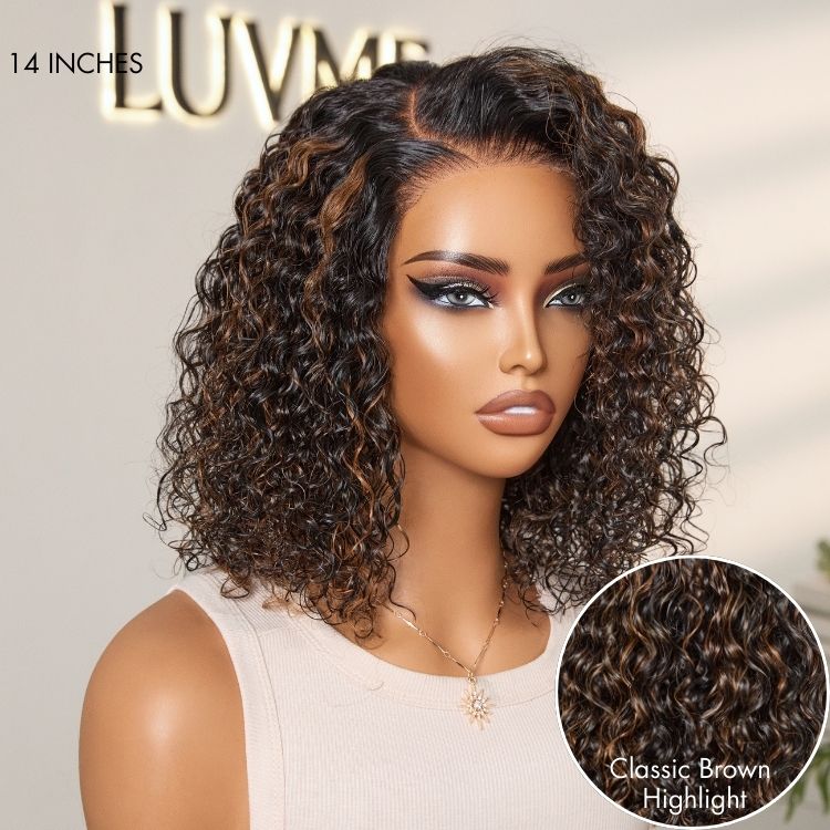 New Customers Only | Wet and Wavy 5x5 Closure Pre-Cut Lace Water Wave Wig Glueless Side Part Human Hair Wig - Image 19
