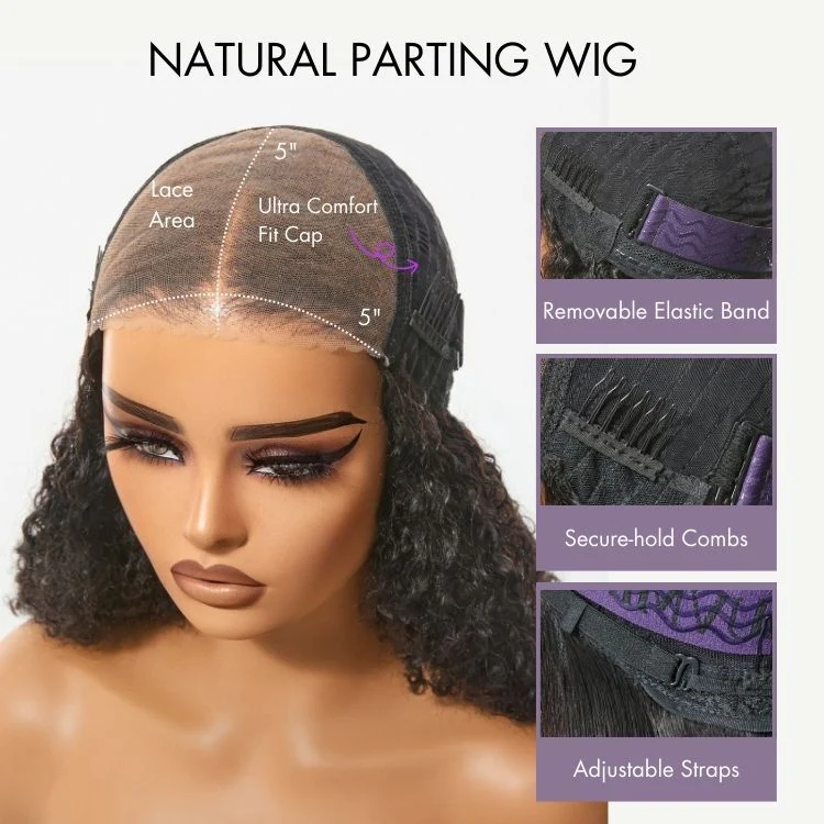 New Customers Only | Wet and Wavy 5x5 Closure Pre-Cut Lace Water Wave Wig Glueless Side Part Human Hair Wig - Image 21