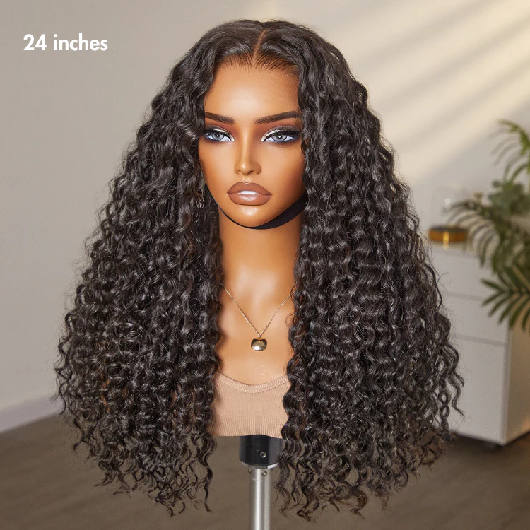 PreMax Wigs - Super Natural Hairline Deep Wave Ear-to-ear 13x6 Frontal HD Lace Long Curly Wig - Image 12