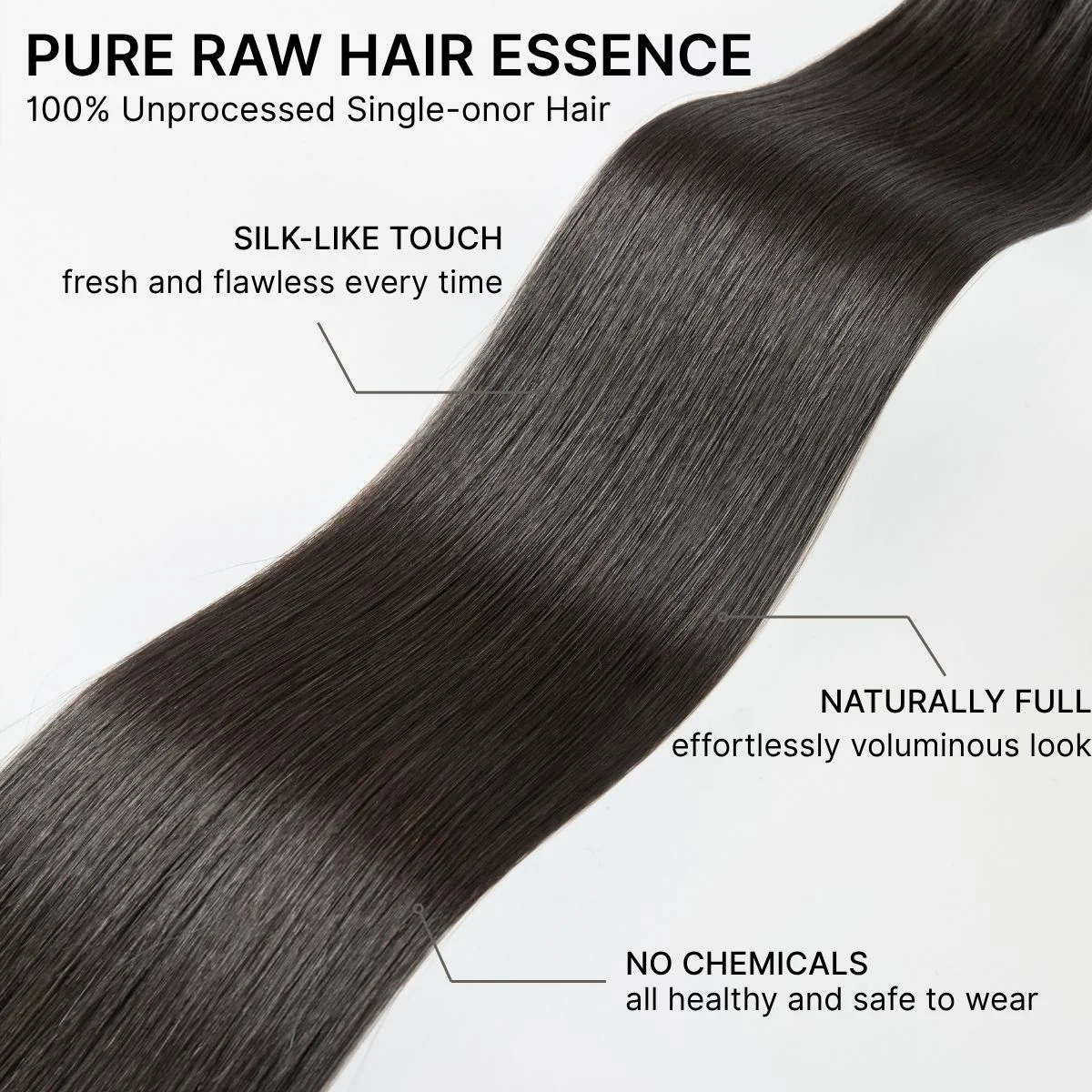 RawMagic Luxe Bundles - Pure Raw Hair x Obsidian Luster - Image 3