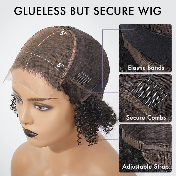 Retro Trends Dark Reddish Brown Ocean Wave Glueless 5x5 Closure Lace Long Wig - US Only - Image 9