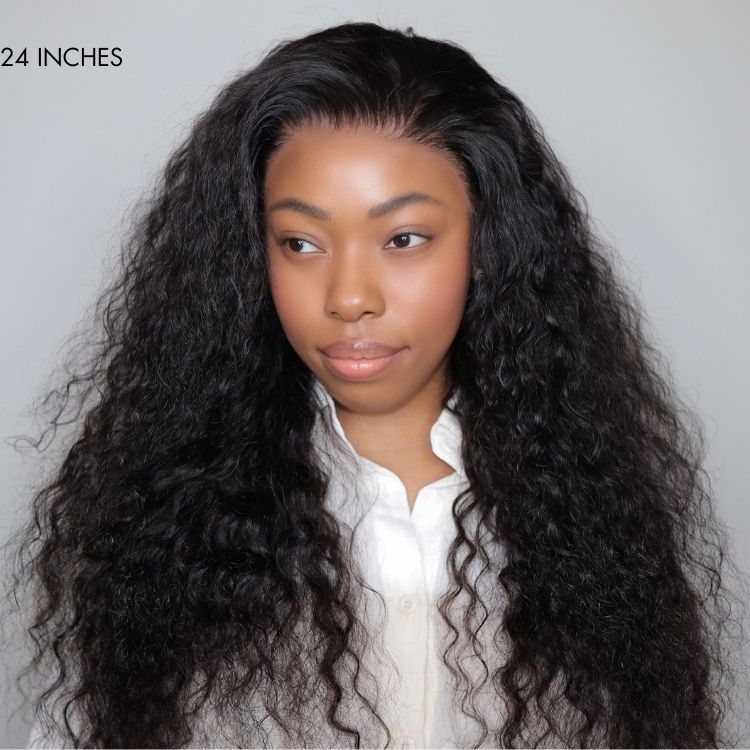 Special Deal | Water Wave 360 Lace Long Wig 100% Human Hair Pre-bleached & Pre-plucked - Image 3