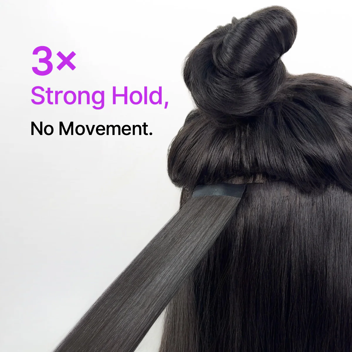 Tape in Extensions Human Hair 110g 40pcs Yaki Straight Natural Black Seamless Invisible Double Sided Extensions - US Only - Image 8