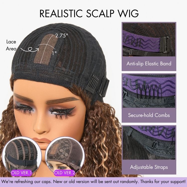 Tiktok Exclusive Deal | Put On and Go Realistic Glueless Yaki Straight Bob with Bangs Minimalist Lace Wig 100% Human Hair - Image 13