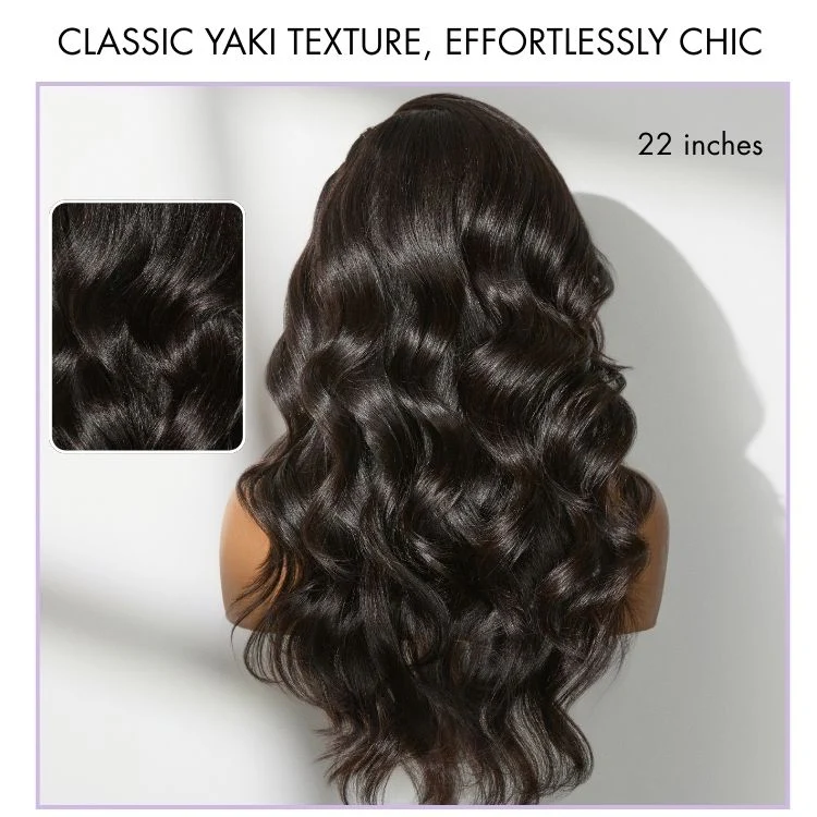 Tiktok Exclusive Deal | Readitress Side Braided Yaki Body Wave Glueless Ear-to-ear 13x6 Frontal HD Lace Wig Human Hair Flexi-Fit Drawstring Cap - Image 4