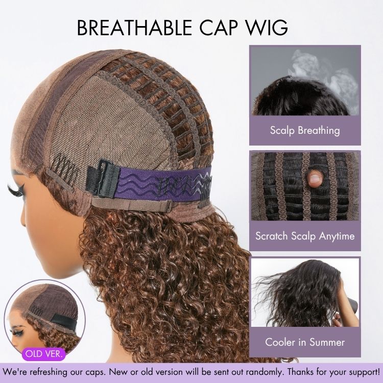 Weekly Special | Wet and Wavy 5x5 Closure Pre-Cut Lace Water Wave Wig Glueless Side Part Human Hair Wig Breathable Cap - Image 11